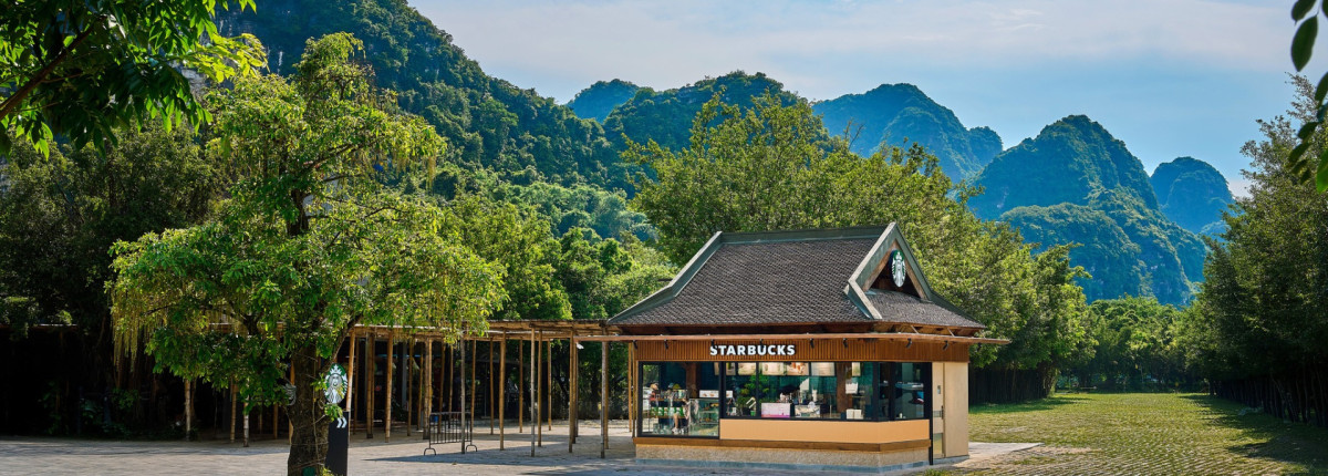 Starbucks Trang An - New Instagram Spots You Should Not Miss in Ninh Binh