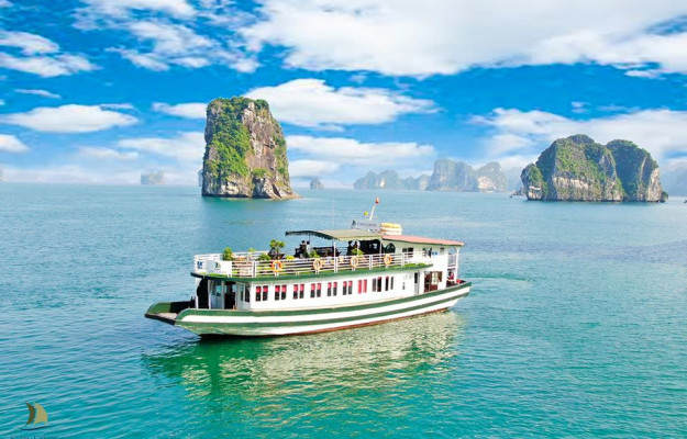Halong Bay Cong Cruise-Aloha Travel with 6 hours Crusing.