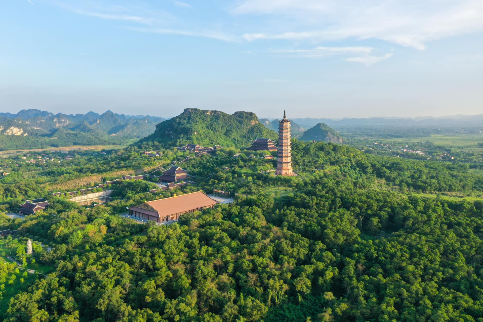 Panoramic view of Bai Dinh Pagoda