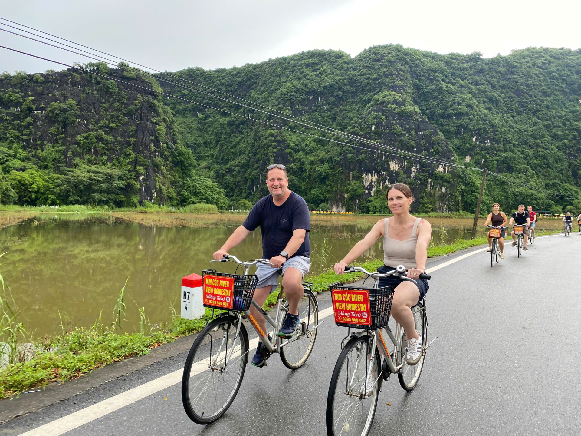 Bike is always the best option for short distances in Tam Coc